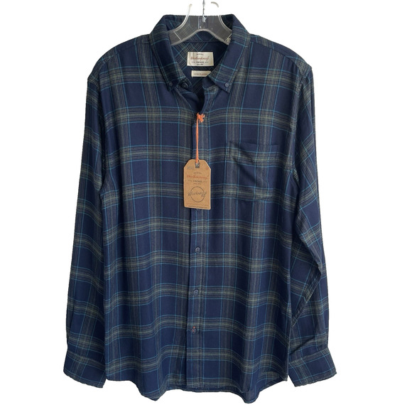 Weatherproof Vintage Luxe Flannel Long Sleeve Plaid Button Down Shirt - Small - Picture 1 of 14